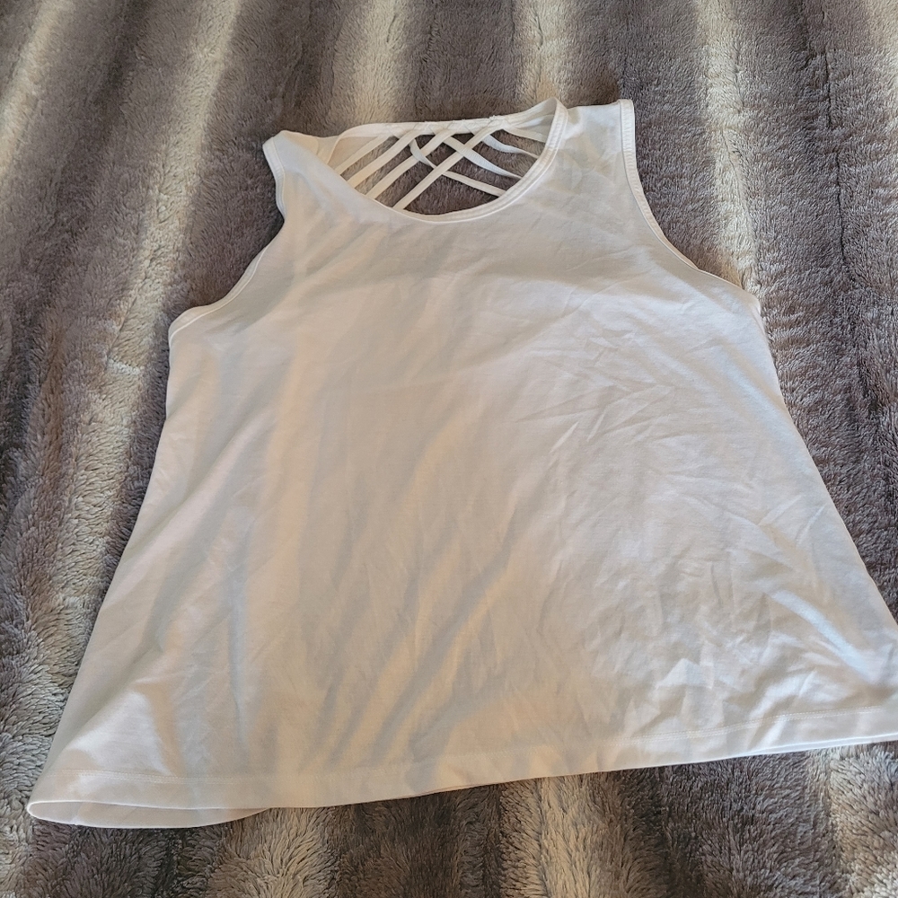 Xersion open back tank top size xl